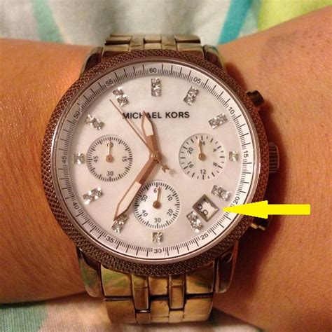 how to identify a fake mk watch|michael kors watch look alike.